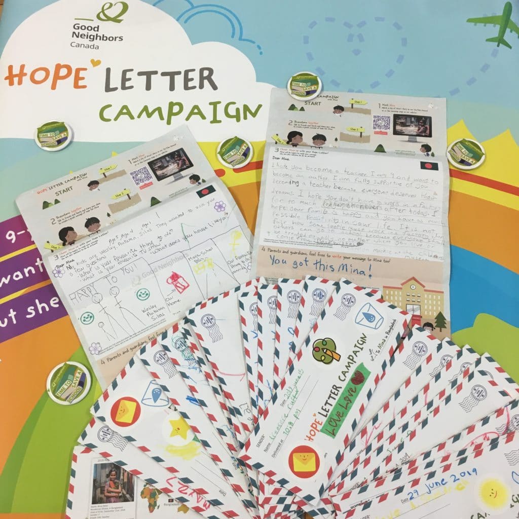 Hope Letter winners