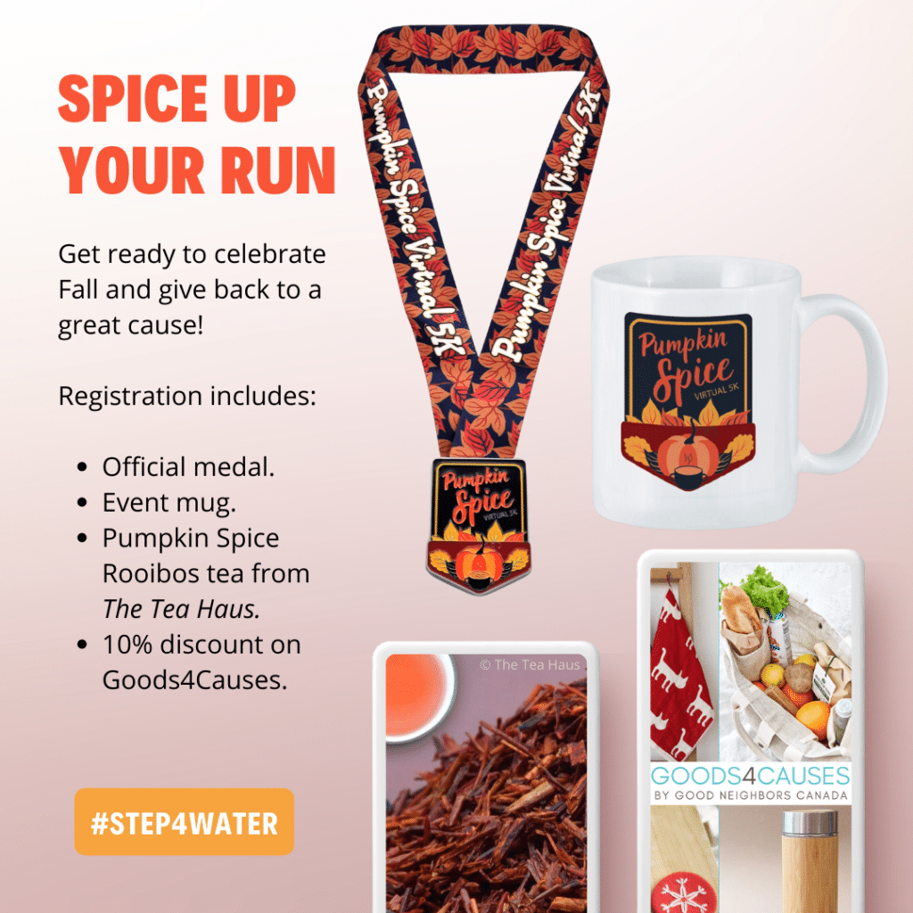 Pumpkin Spice Virtual 5K kit