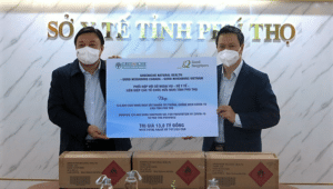 sanitizers arrived in Vietnam