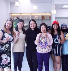 Participants with their Crochets